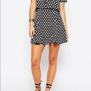 Influence Elephant Print Skater Skirt